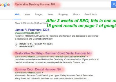 hanover NH restorative dentistry