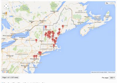 recent visitor map - you want lots of pin cushions near your location