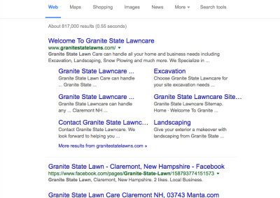 granite state lawns proper listing