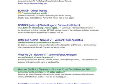 Hanover NH Botox Treatment page 1 google